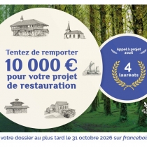 La « Fondation France Bois Forêt pour notre Patrimoine » lance son 7ème appel à projets.